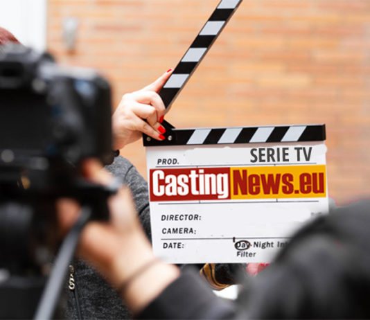 Casting per la realizzazione di una scena di un progetto televisivo ciak serie tv
