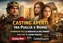 Cinema italiano: al via i casting per due film tra Puglia e Lazio Casting aperti per due film tra Puglia e Roma