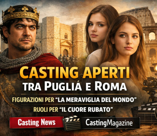 Cinema italiano: al via i casting per due film tra Puglia e Lazio Casting aperti per due film tra Puglia e Roma